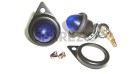 Complete Blue Pilot Lamp Assly 12v Black Rim - SPAREZO