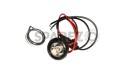 Royal Enfield 12v Blue LED Pilot Light With Chromed Rims Pair - SPAREZO