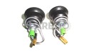 Complete Clear Pilot Lamp 12v Chromed Assembly - SPAREZO