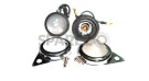 Complete Frosted Pilot Lamp 12v Chromed Rim Assembly - SPAREZO