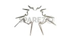 5 Pcs 7" Lucas Headlamp Fixing W Shaped Clips - SPAREZO