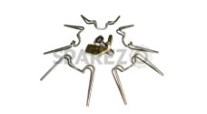 7" Lucas Headlamp Fixing Kit W Shaped Clips & Clamp Fits - SPAREZO