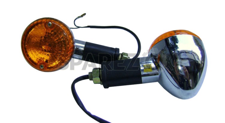 Brand New Royal Enfield Orange Indicator Pair 1 - SPAREZO