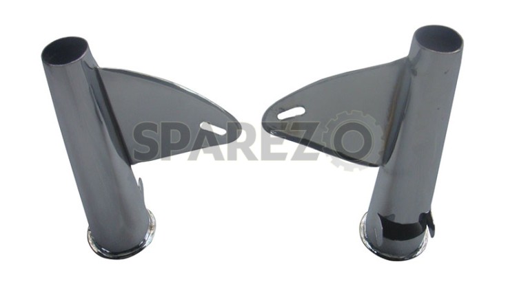 New BSA A65 Thunderbolt / Lighting Chromed Front Fork Sleeves 1968-1970 - A 65 - SPAREZO