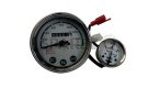 Enfield White Face Speedometer 0-160 KMPH and Ammeter - SPAREZO