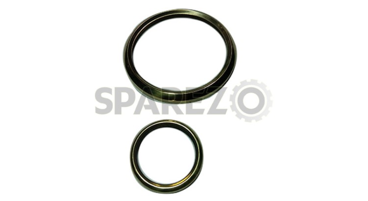 Royal Enfield Brass Speedometer Rim & Ampere Meter Rim Set - SPAREZO