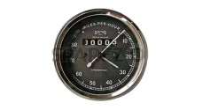 Royal Enfield BSA Norton Smith New Type Speedo 80mph Black Face - SPAREZO