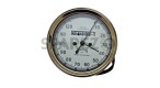 Smiths Replica Speedo Meter Speedometer 0-120 MPH White For BSA, Vincent, Ariel - SPAREZO