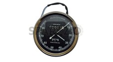 Smiths Replica Speedo Meter Speedometer 0-80 MPH Black For BSA, Vincent, Ariel