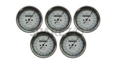 5 pcs Smiths Replica Speedo Meter 0-150 MPH White For BSA, Vincent, Ariel - SPAREZO