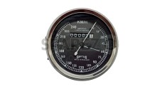 Smiths Replica Speedo Meter Speedometer 0-240 KMPH Black For BSA, Vincent, Ariel