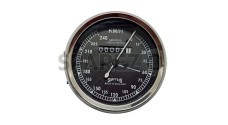 Smiths Replica Speedo Meter Speedometer 0-240 KMPH Black For BSA, Vincent, Ariel - SPAREZO