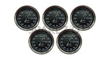 5 Pcs Smiths Replica Speedo Meter 0-120 MPH Black For BSA, Vincent, Ariel - SPAREZO