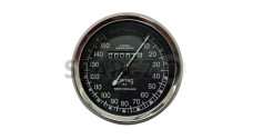 Smiths Replica Speedo Meter Speedometer 0-150 MPH Black for BSA, Vincent, Ariel