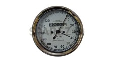 Smiths Replica Speedo Meter Speedometer 0-120 MPH White For BSA, Vincent, Ariel - SPAREZO