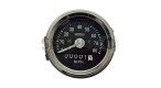 Smiths Replica Speedo Meter 0-80 MPH 2.5" Black For BSA, Vincent, Ariel - SPAREZO