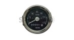 Smiths Replica Speedo Meter 0-120 MPH 2.5" Black For BSA, Vincent, Ariel - SPAREZO