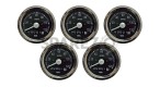 5 Pcs Smiths Replica Speedo Meter 0-120 KMPH 2.5" Black For BSA, Vincent, Ariel - SPAREZO