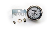 Speedometer 0-120mph Smiths Fits Royal Enfield, BSA, AJS Models - SPAREZO