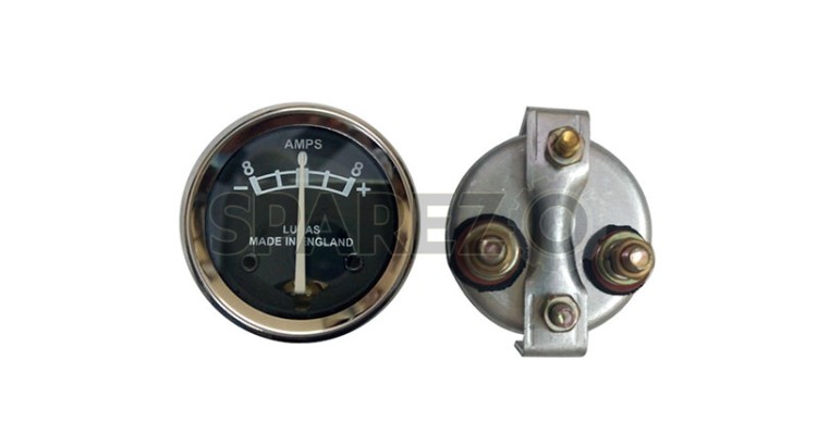 Lucas Ammeter AMP Meter BSA Triumph Norton AJS Matchless Ariel Velocette - SPAREZO