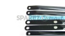 Royal Enfield 500cc Front Mudguard Stay Kit Black - SPAREZO