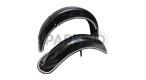New BMW R71 Front & Rear Steel Mudguards Pair Set Black Painted - Fenders - SPAREZO