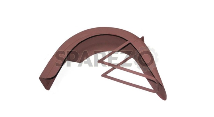 1936-39 Rigid Frame Indian Chief Scout 101 Rear Mudguard Fender Unit - SPAREZO