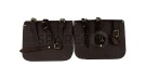 Royal Enfield New Classic Reborn 350 Saddle Bags Rusty Brown With Mounting Pair - SPAREZO