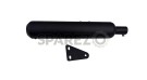 Royal Enfield Meteor 350 AEW Short Star Exhaust Silencer Matt Black - SPAREZO