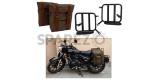 Royal Enfield New Classic Reborn 350cc Military Pannier Bags With Fitting - SPAREZO