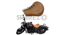 Royal Enfield New Classic Reborn 350cc Front Leather Low Rider Seat - SPAREZO