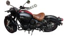 Royal Enfield New Classic Reborn 350cc Front Genuine Leather Low Rider Seat with Spring - SPAREZO