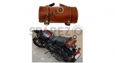 Royal Enfield New Classic Reborn 350cc Leather Tool Roll Accessories Bag - SPAREZO