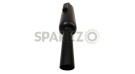 Royal Enfield Meteor 350cc Short Bottle Black Exhaust Silencer - SPAREZO