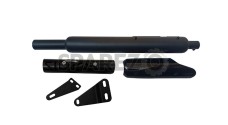 Royal Enfield Big Punjab Exhaust Silencer and Plate Black For Classic Reborn 350 - SPAREZO