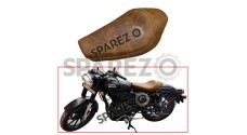 Royal Enfield New Classic Reborn 350cc Leather Low Rider Single Seat Brown Tan