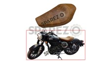 Royal Enfield New Classic Reborn 350cc Leather Low Rider Single Seat Brown Tan - SPAREZO