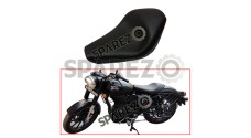 Royal Enfield New Classic Reborn 350cc Leather Low Rider Single Seat Black - SPAREZO