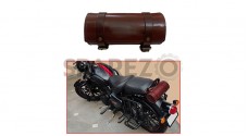 Royal Enfield New Classic Reborn 350cc Leather Tool Roll Accessories Bag Brown