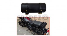 Royal Enfield New Classic Reborn 350cc Leather Tool Roll Accessories Black Bag