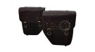 Royal Enfield New Classic Reborn 350cc Leather Bags With Mounting Pair Brown - SPAREZO