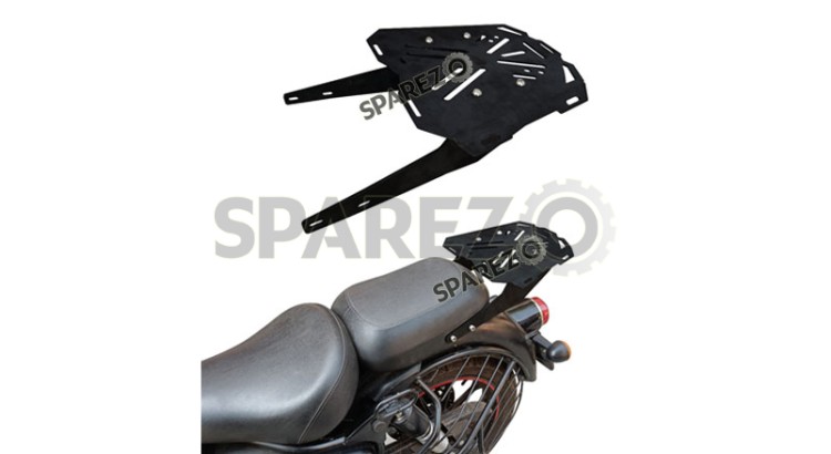 Royal Enfield New Classic Reborn 350cc Rear Luggage Rack Black 2022-23 - SPAREZO