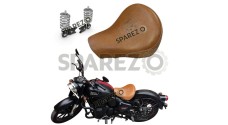 Royal Enfield New Classic Reborn 350cc Front Leather Low Rider Seat with Spring