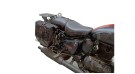 Royal Enfield Classic Reborn 350cc Pannier Luggage Bags Brown and Mounting 2022-23 - SPAREZO