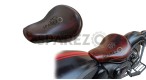 Royal Enfield New Classic Reborn 350cc Front Genuine Leather Low Rider Seat Antique Brown - SPAREZO