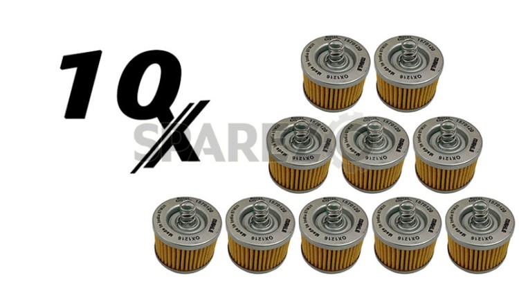 10 Pcs Royal Enfield New Classic Reborn 350cc Oil Filter - SPAREZO