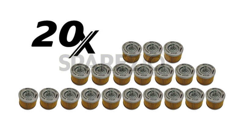 20 Pcs Royal Enfield New Classic Reborn 350cc Oil Filter - SPAREZO