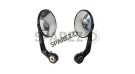 Royal Enfield Hunter 350 Bar End Rear View Mirror Pair - SPAREZO