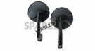 Royal Enfield GT and Interceptor 650 Bar End Rear View Mirror Pair - SPAREZO