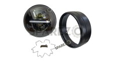 Royal Enfield Classic Reborn 350cc Minus Sign 7" LED Headlight With Black Rim 2022-2023